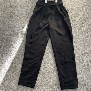 High waist H&M black pants size 4 still very good condition